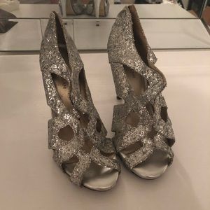 Silver Sparkly Antonio Melani High Heels